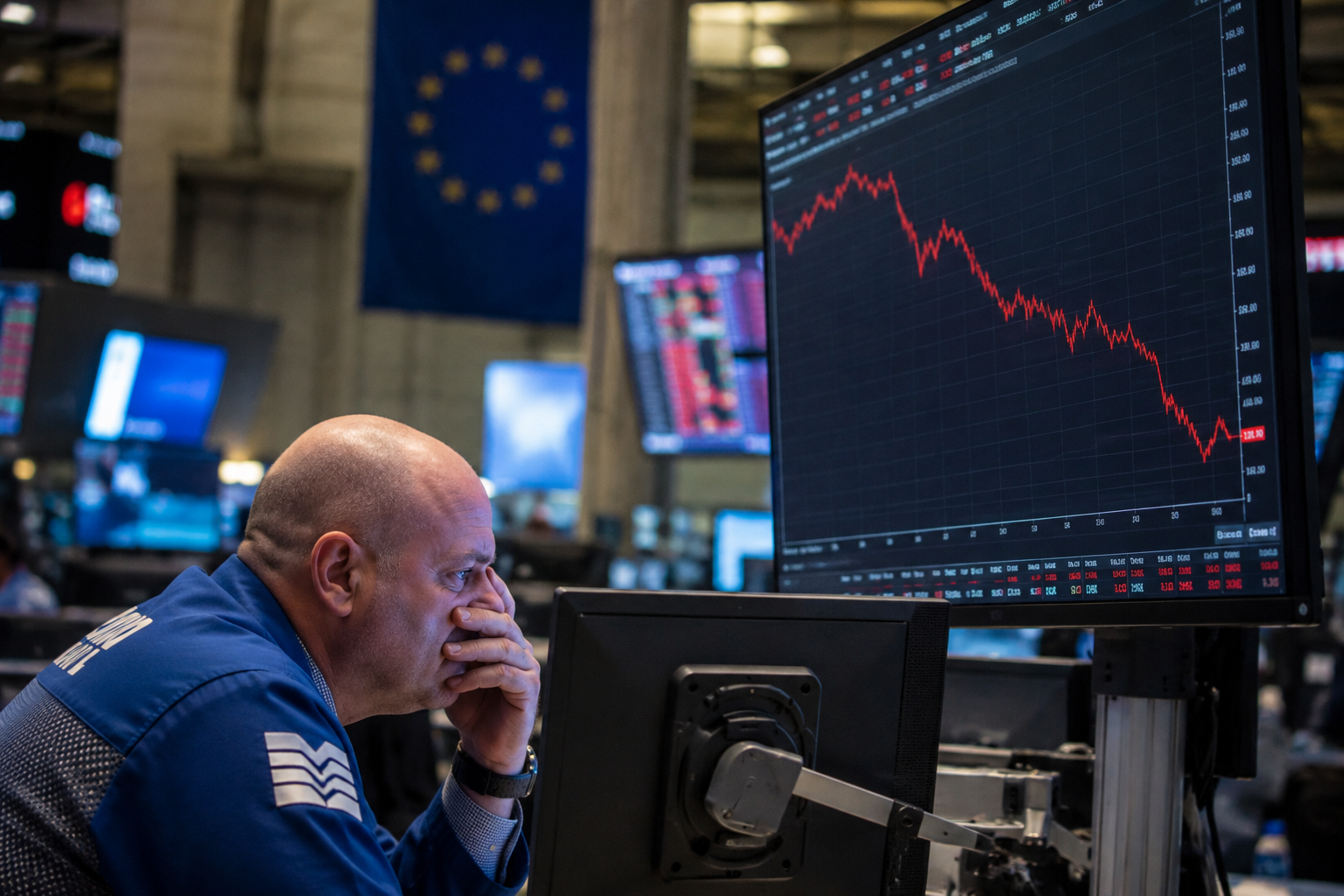 European markets slide amid rising oil prices and tariff concerns